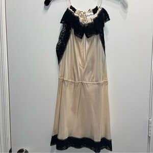 Tracy reese designer offwhite/cream long Maxi dress style number 810R37